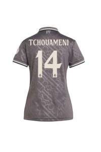 Real Madrid Aurelien Tchouameni #14 Voetbaltruitje 3e tenue Dames 2024-25 Korte Mouw